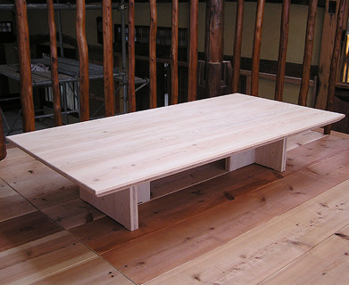 木のテーブル「Z-table」