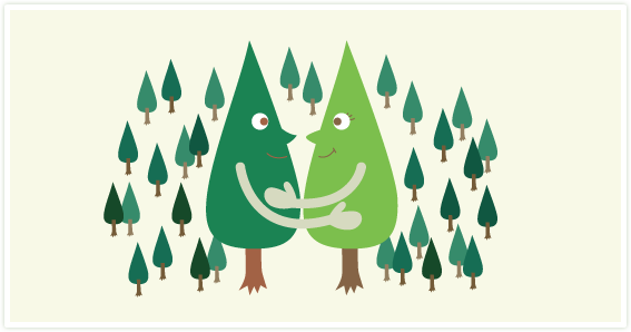 木づかいは「海外の森林を守る」
